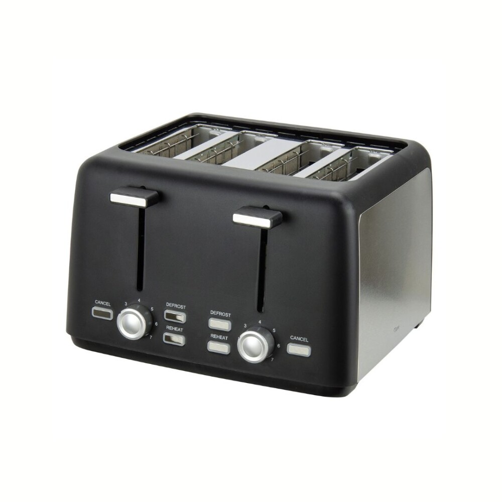 Tostadora 4 Panes Negro 1600W - Modelo Z7501 - Tem Tostadora 4 Panes Negro 1600W - Modelo Z7501 - Tem