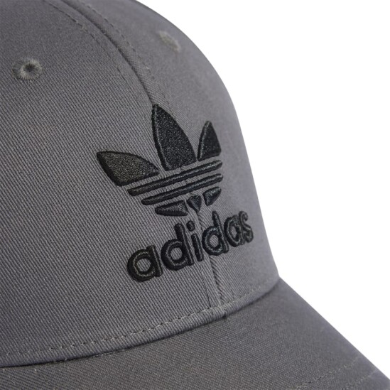 Gorro Adidas Trefoil Baseball Gris