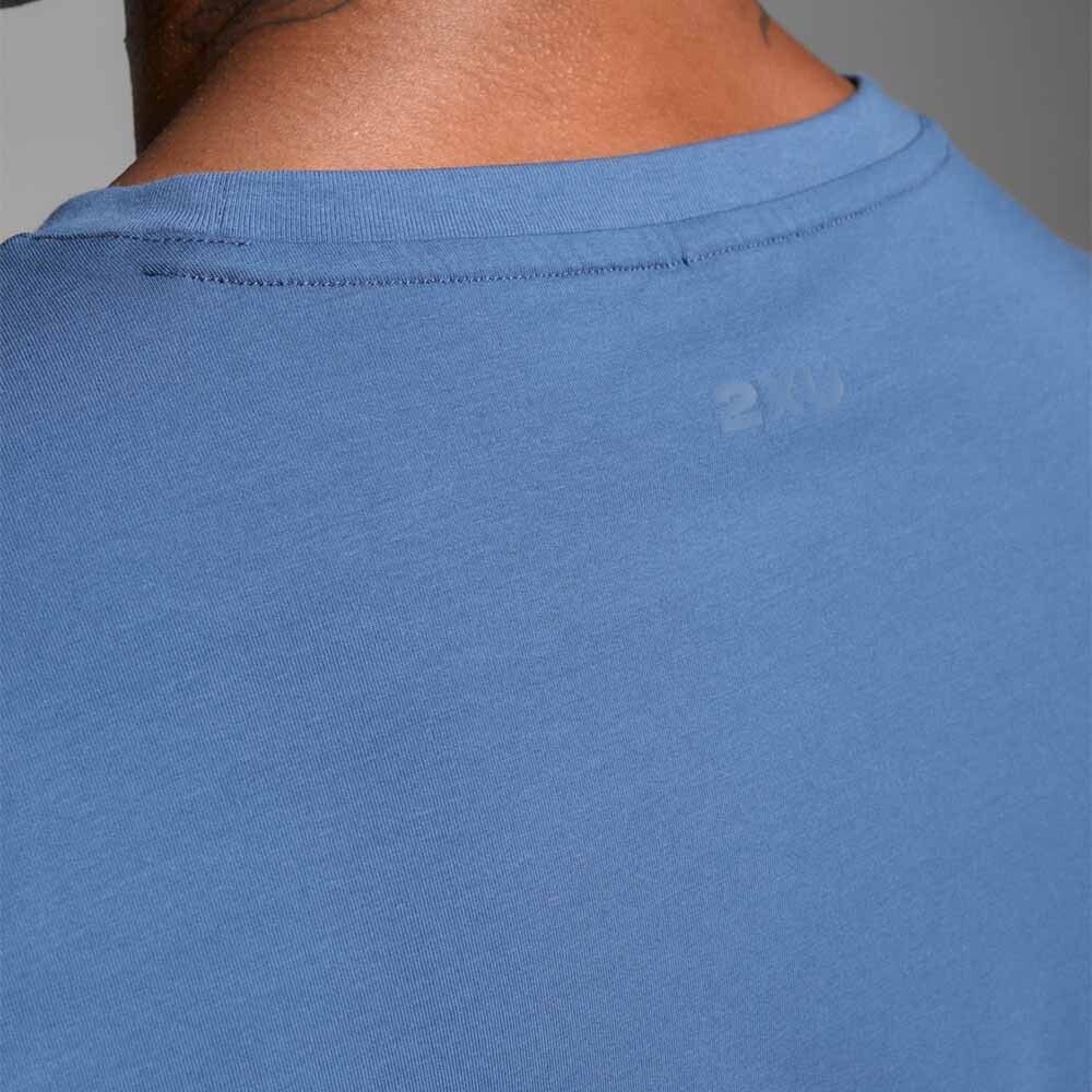 Polo Training Motion Cotton Flex Tee Hombre Indigo/indigo