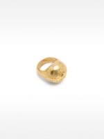 Anillo Redondo De Brass dorado