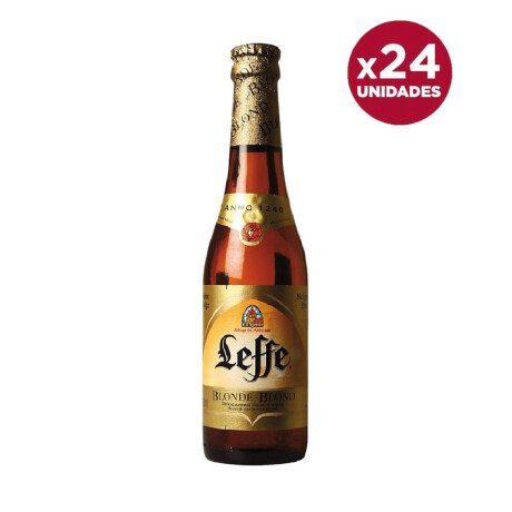 Cerveza Leffe Rubia Belga x24 330 ml