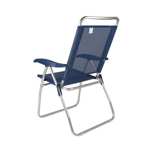 SILLA PLEGABLE DE ALUMINIO BOREAL 4 POSICIONES AZUL 2165 SILLA PLEGABLE DE ALUMINIO BOREAL 4 POSICIONES AZUL 2165