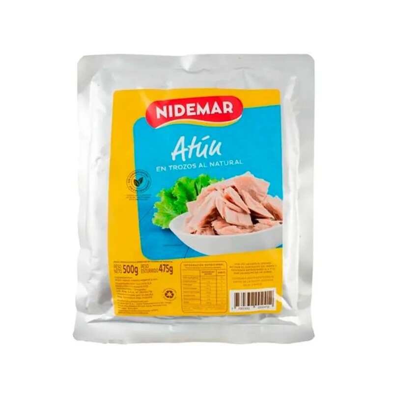 ATUN NIDEMAR 500G NATURAL TROZ Atun Nidemar 500g Natural Troz