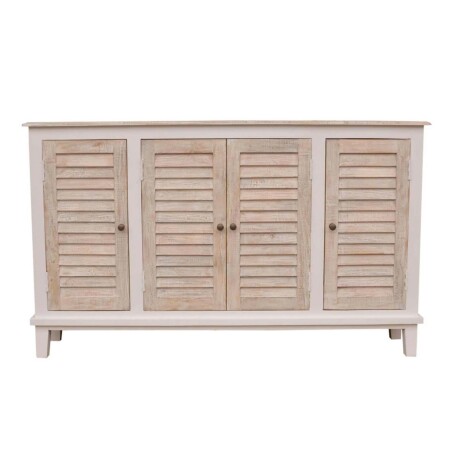 MUEBLE 4P MADERA-DE-MANGO NATURAL-BEIGE COSTA