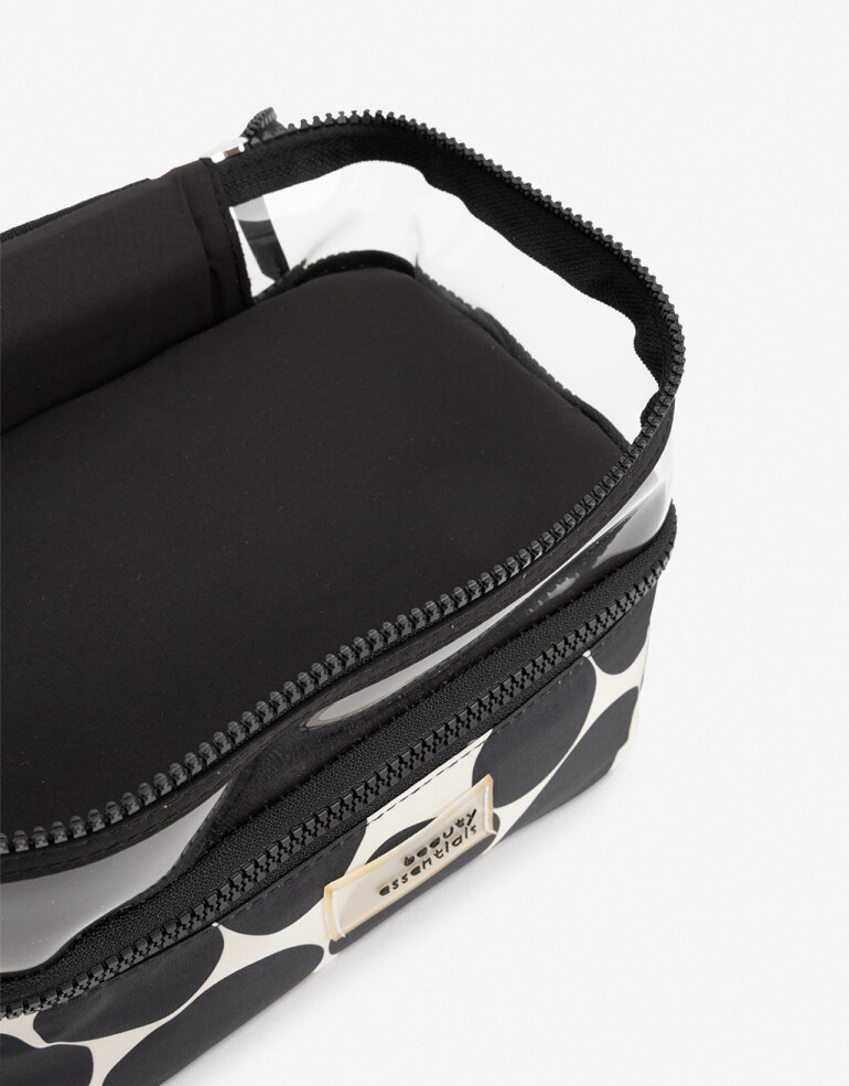 Porta Cosméticos Estampado Lunares