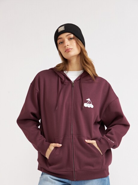 CAMPERA CHERRY BORDO