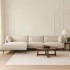 Sofá con chaise COSTA Gris - IZQUIERDO