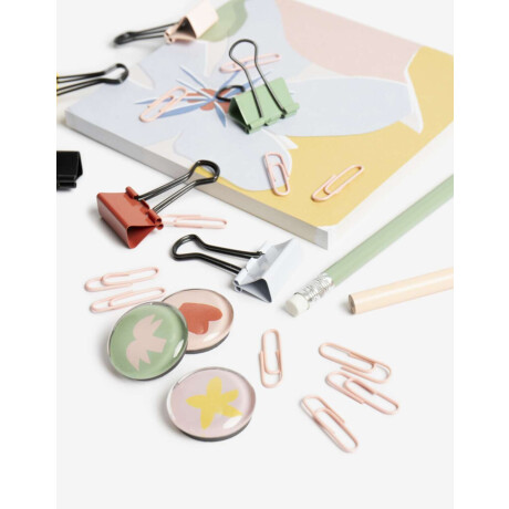 Set De Libreria Floral Combinacion Multicolor