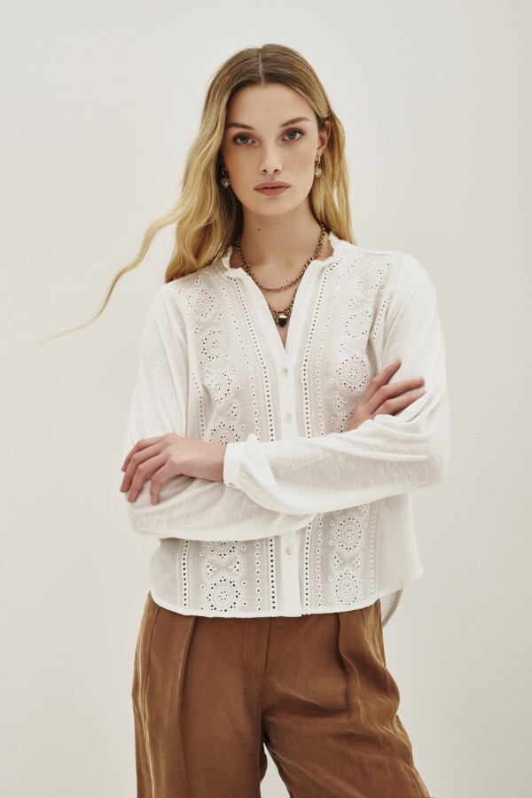 Camisa Amalita Jaz Crudo