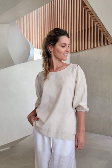 Blusa Bolonia Beige