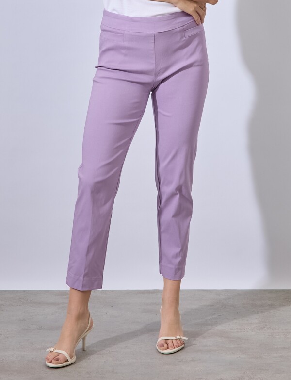 Pantalon Recto Modelador LAVANDA