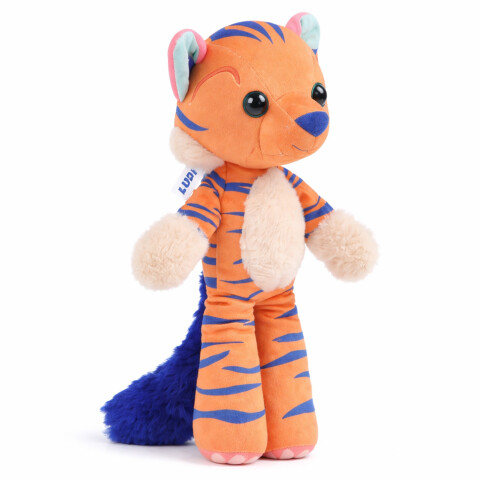 Peluche Tranquilizador Para Dormir Tigre 30cm C/ Bolsillo Color Naranja