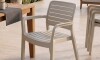 Silla de Exterior Miami Marrón