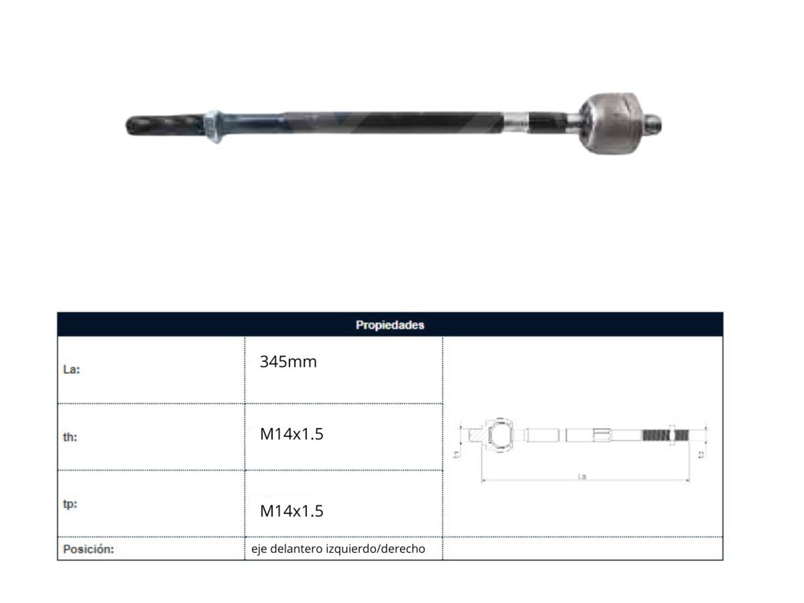 Mate Ford Focus 05-09 Der/Izq 