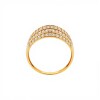 Anillo Tiara-Oro bajo-Piedras zirconias-AN8020 conpiedra