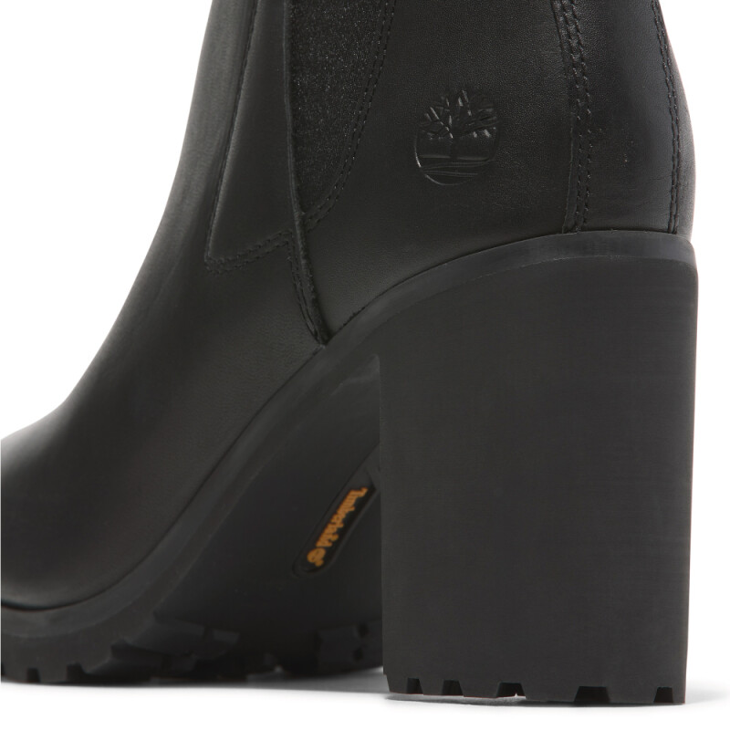 Botas Chelsea Allington Mid Mujer Black Full Grain