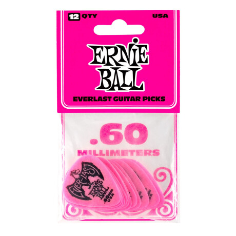 Pack Pua Guitarra Ernie Ball Everlast 0.6mm 12pcs Pack Pua Guitarra Ernie Ball Everlast 0.6mm 12pcs