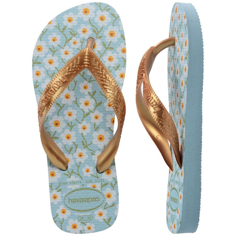Sandalias Havaianas Kids Flores FC Niños Azul Maceió