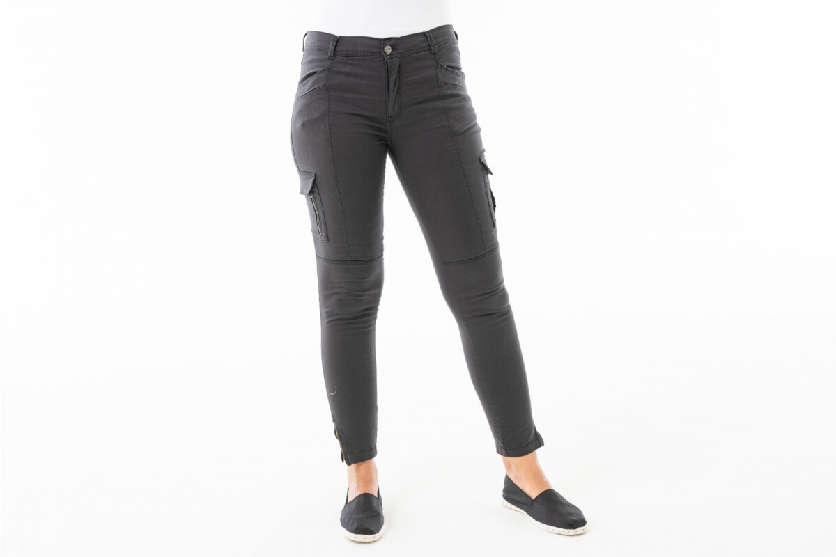 PANTALON CARGO URBANO M ELASTI Negro