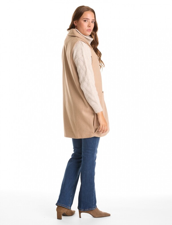 Chaleco Bolsillos BEIGE