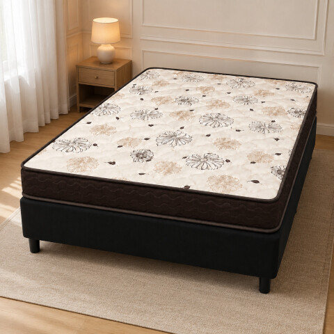 Sommier Dorado 2 Plazas Colchón Espuma Reversible Matelaseado 138 x 188 x 13 cm Sommier Dorado 2 Plazas Colchón Espuma Reversible Matelaseado 138 x 188 x 13 cm