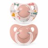 Set x2 chupete anatómico Suavinex 6 a 18M park rosado