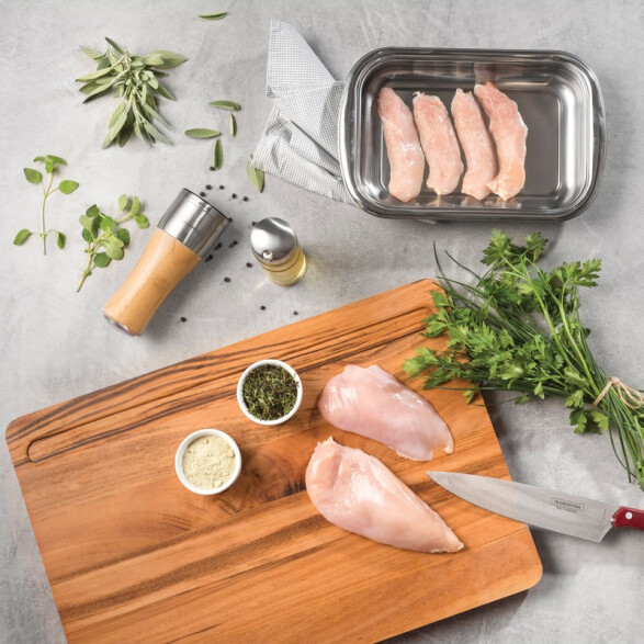 Asadera modelo COSMOS, 380x250x55mm. -TRAMONTINA TF1310