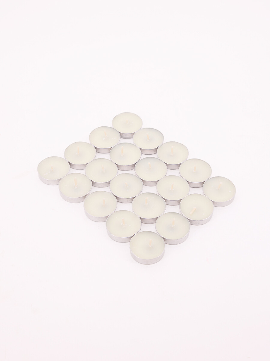 VELAS TEALIGHTS SET X 20 - BLANCO 