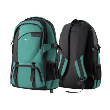 Mochila Urbana Arye 390 Durazno con Portanotebook Verde