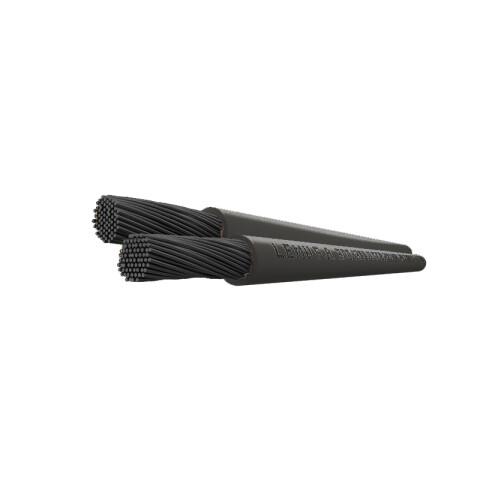 Cordón gemelo CCB 2x2mm negro, bobina 200mt L95835
