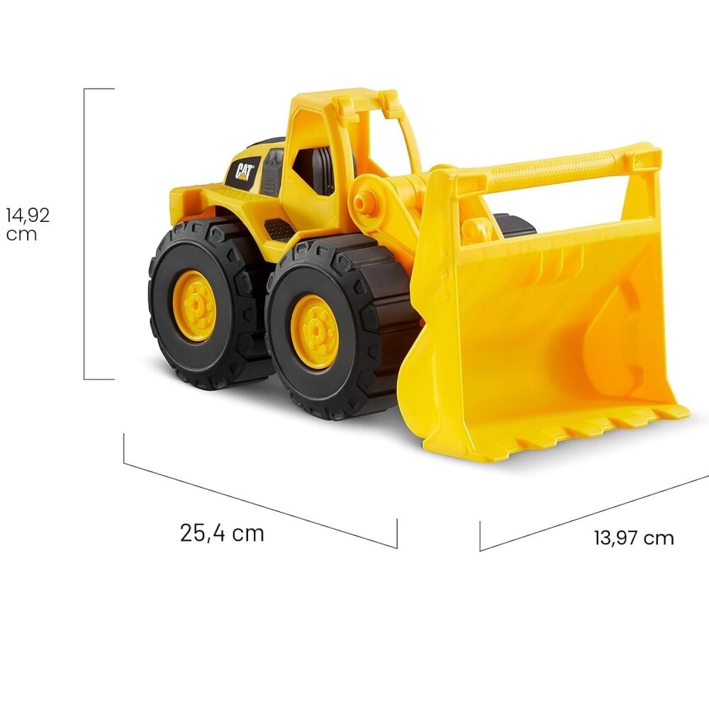 REtroescavadora de Construcción CAT 25 cm CAT VEHICULOS DE CONSTRUCCION IGUAL A LOS REALES 25 CM.