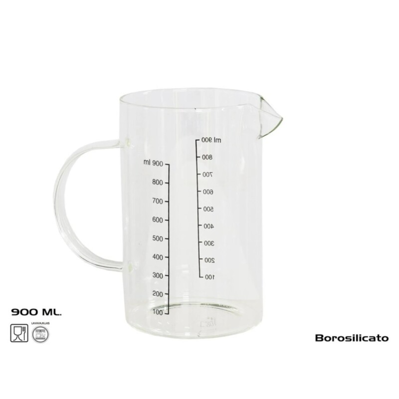 Jarra Medidora de Borosilicato 900 ml JARRA BORO. MEDIDORA 900ML