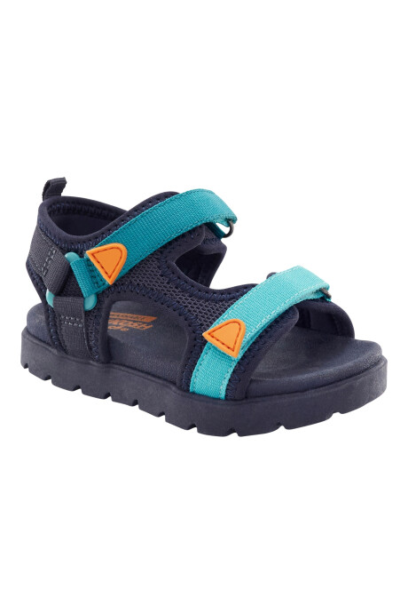 Sandalias casuales, azules Sin color