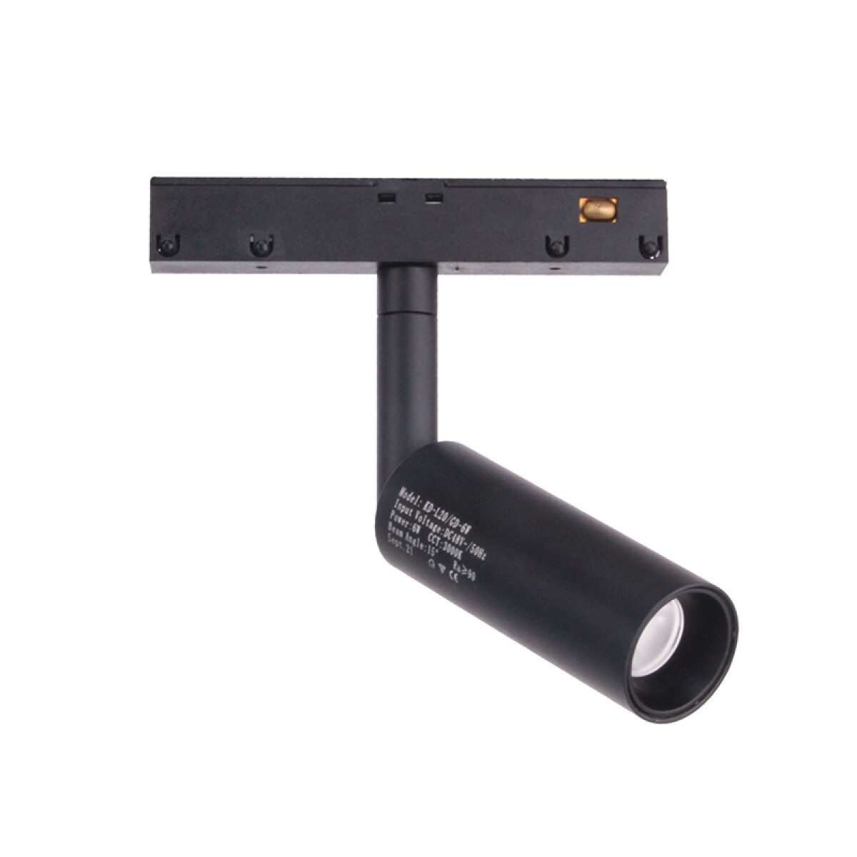 Spot LED p/riel magnético negro 6W 420Lm 3 tonos - IX4330X 