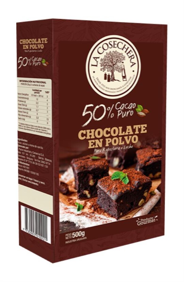 NAT-CHOCOLATE EN POLVO LA COSECHERA 50% CACAO 500G 