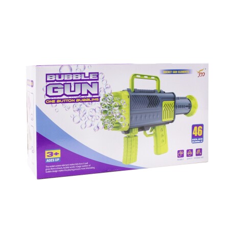 Pistola bazooka de burbujas Verde
