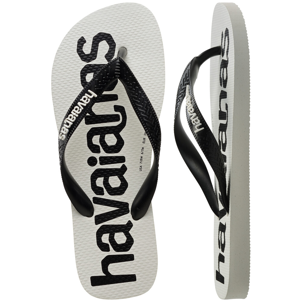 Top Logomania 2 - Unisex Blanco/Negro/Blanco