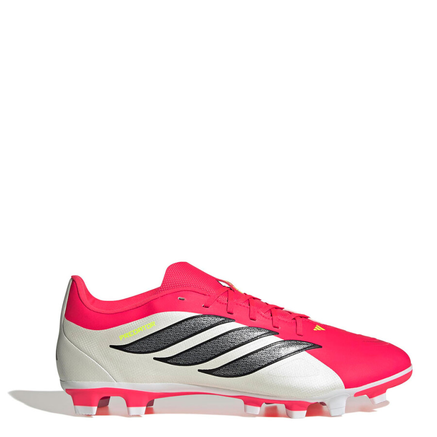 Championes Unisex Adidas Championes Futbol 11 Predator Club Firm Ground Rojo - Negro