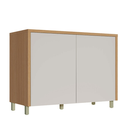 BAJO MESADA 2 PUERTAS 120CM COCINA MDF CONDESSA BEIGE GAMAS DE BEIGE