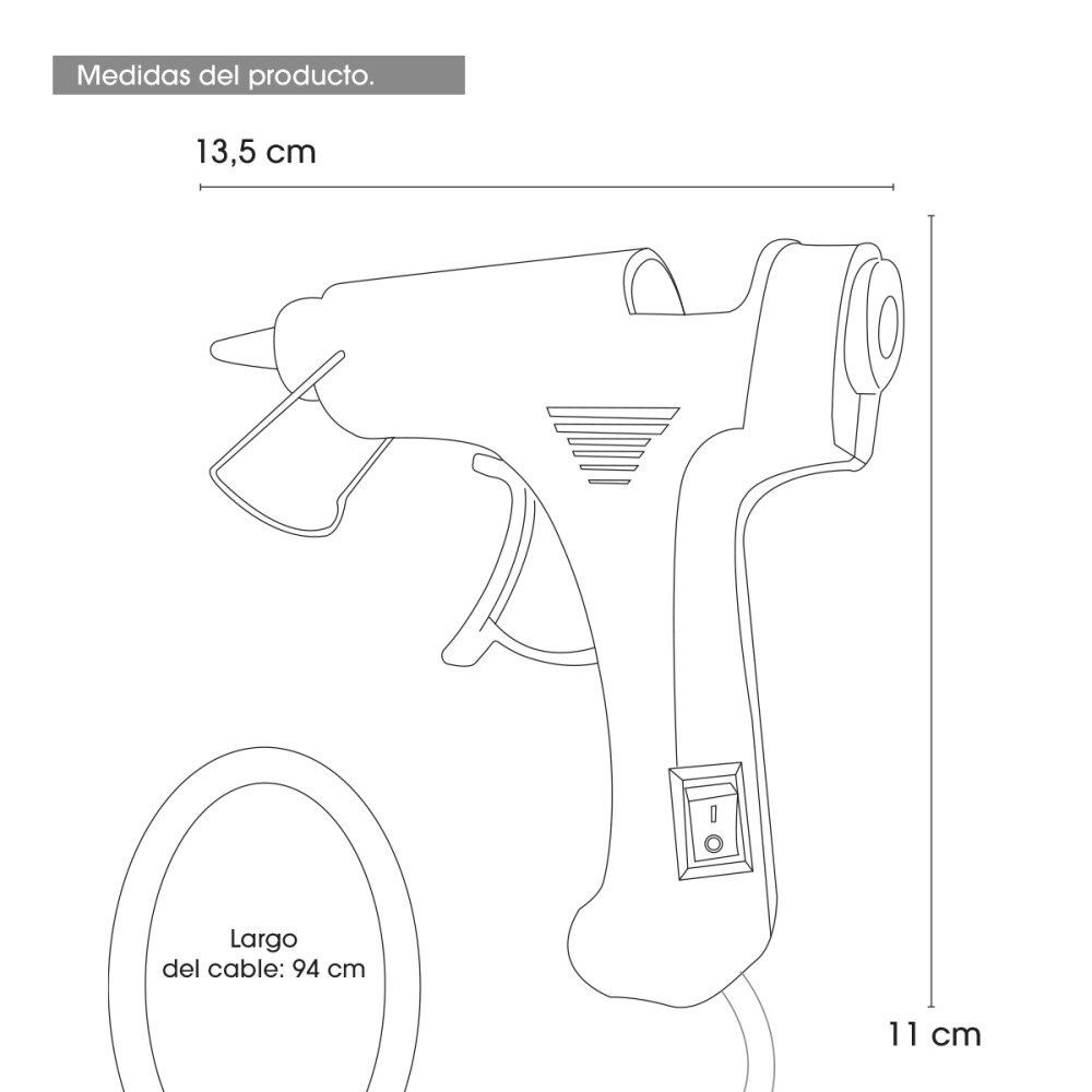 Pistola Encoladora Silicona Eléctrica Pegamento Profesional Pistola Encoladora Silicona Eléctrica Pegamento Profesional