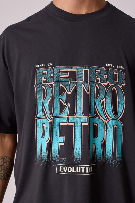 T-SHIRT MOYA DIXIE Gris Oscuro