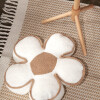 Almohadón flor Groovy blanco