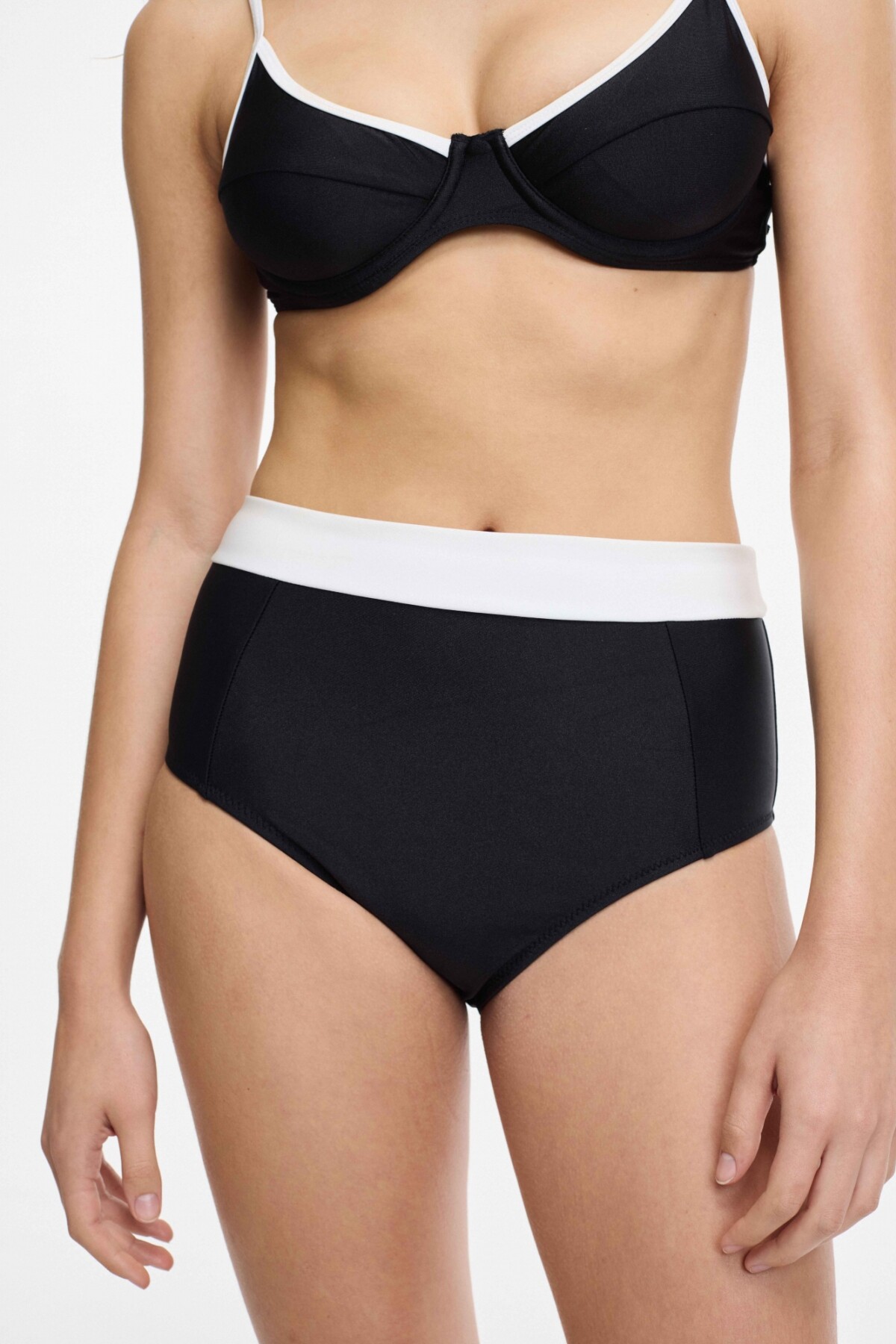 Bikini Positano Negro/Blanco