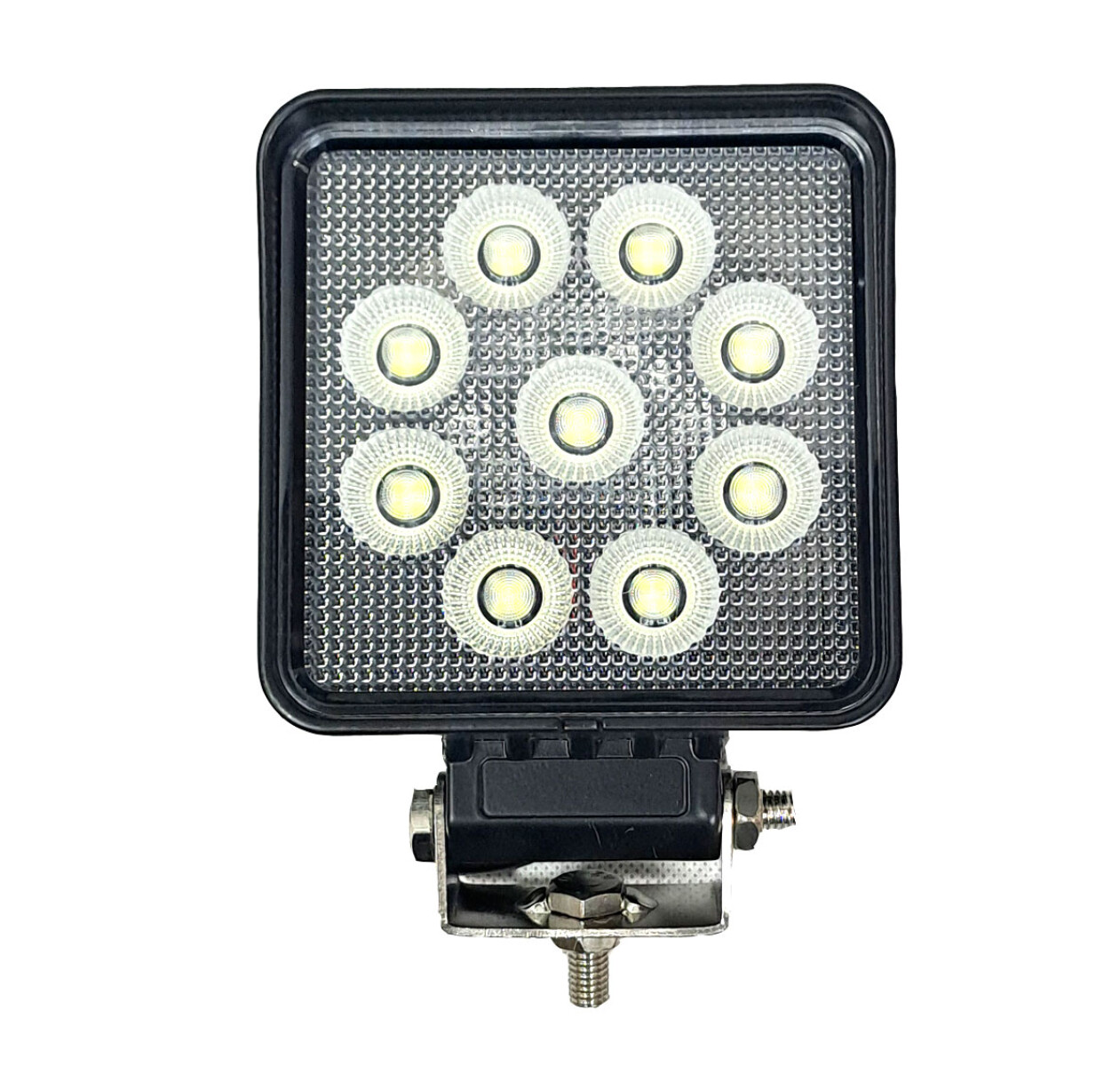 FARO LED - CUADRADO 10X10CM 6LED 60W 1500LM 9-32V DUNCAN 