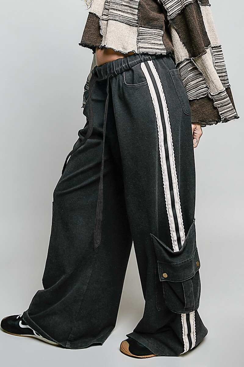 PANTALON ANCHO Negro