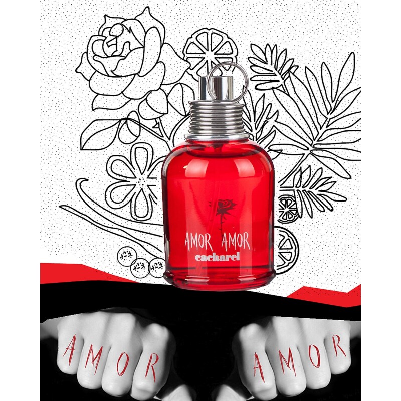 Perfume Cacharel Amor Amor EDT 100ml Para Mujer Floral Frutal Dulce y Sensual Perfume Cacharel Amor Amor EDT 100ml Para Mujer Floral Frutal Dulce y Sensual