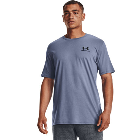 REMERA UNDER ARMOUR SPORTSTYLE LC SS Light Navy