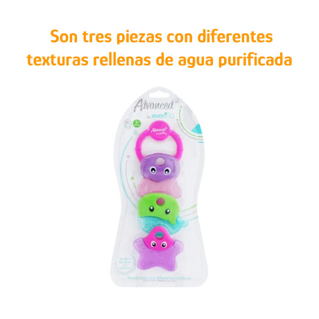 Mordillo Marine Evenflo Mordedor 3en1 Refrigerable para Bebé Rosa