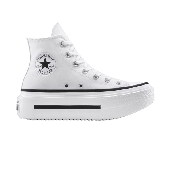 CHUCK TAYLOR ALL STAR LIFT DOUBLE STACK HI WHT - CONVERSE BLANCO