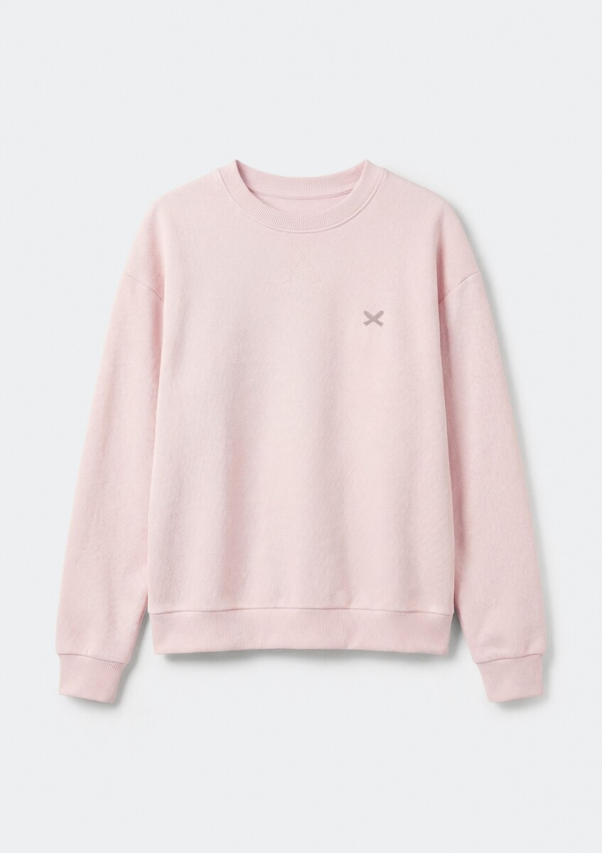 BUZO DEPORTIVO ADULTO UNISSEX - MARRÓN - ROSADO 